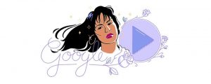 Google recuerda a Selena Quintanilla con este Doodle.