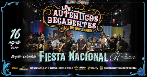 Los Auténticos decadentes MTV Unplugged  "Fiesta Nacional" llega a Bogotá