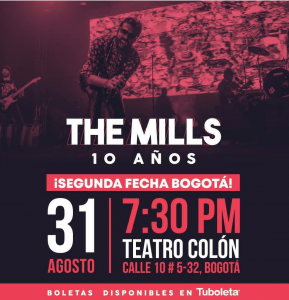 THE MILLS CELEBRA SUS 10 AÑOS DE CARRERA ARTÍSTICA
